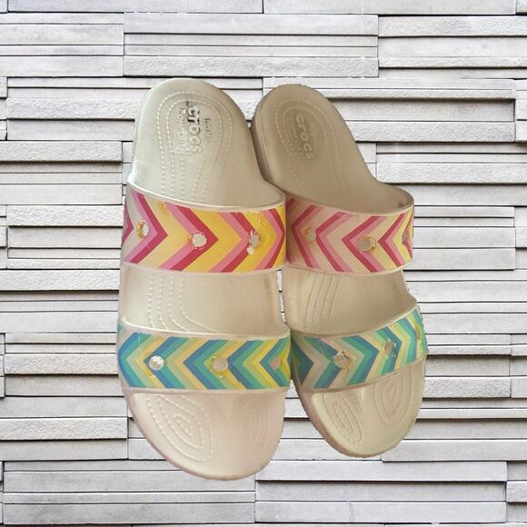 Crocs Festival Vibes Slip On Sandal Men’s Sz. 11. W12.5 - Picture 3 of 8